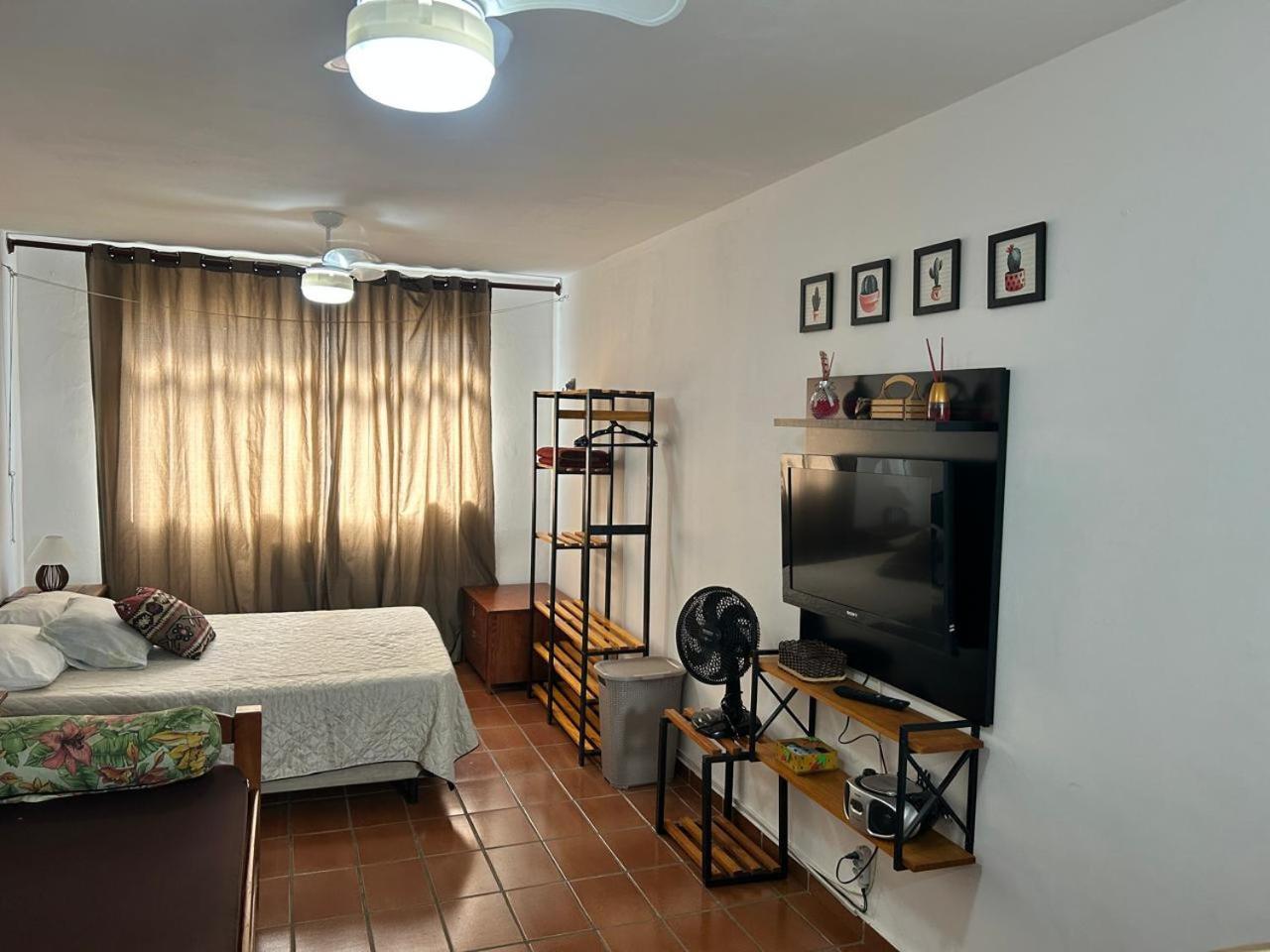 Praia Grande - Aviacao - Apto Estudio - 200 Mts Da Praia Экстерьер фото